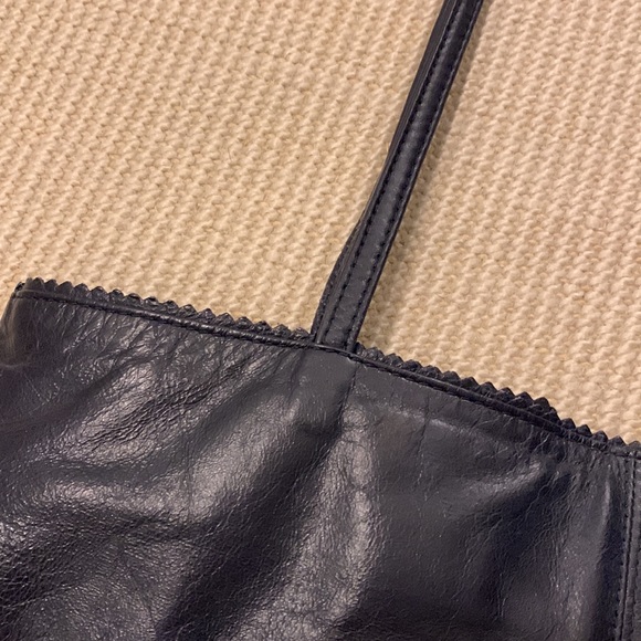 Dark Blue Latico Leather Tote Handbag - Picture 2 of 7